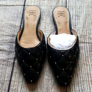 INC International Concepts Zafirap Quilted Mules size 10M